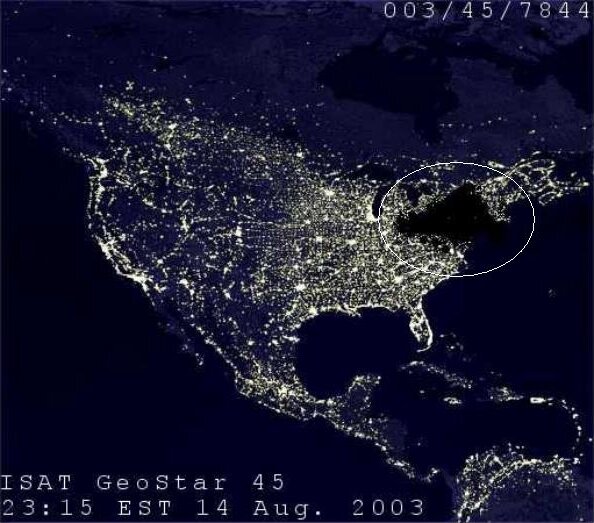 Blackout from Space